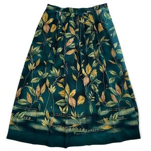 VTG Alfred Dunner Floral Skirt Sz 14